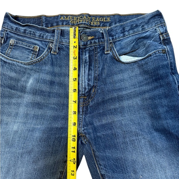 American Eagle Outfitters Original Straight Jeans Men’s Size 30x32 Blue Denim - Picture 5 of 13